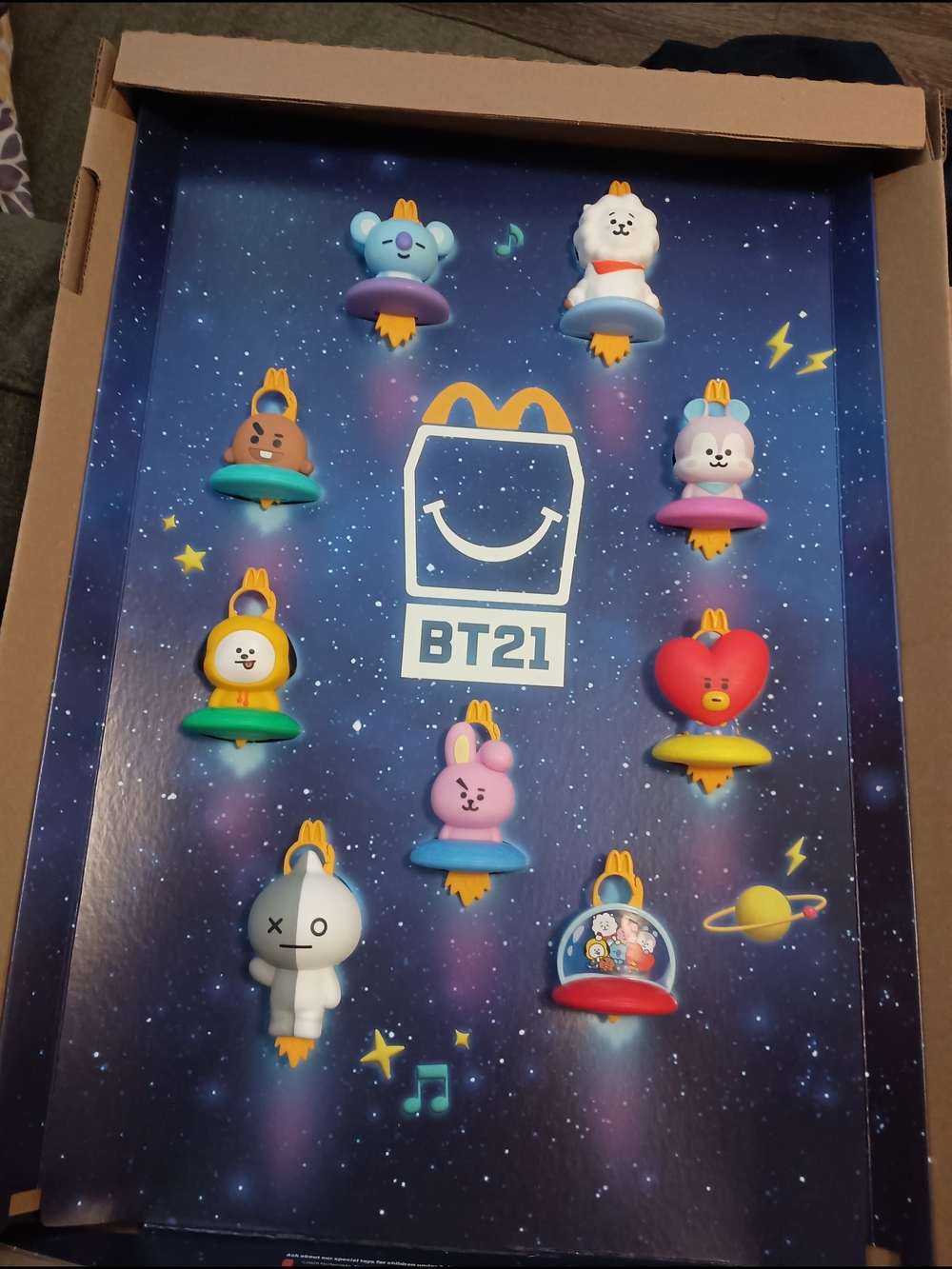 2026 McDonald's BT21 Happy Meal Collection Display (Price Is Firm)